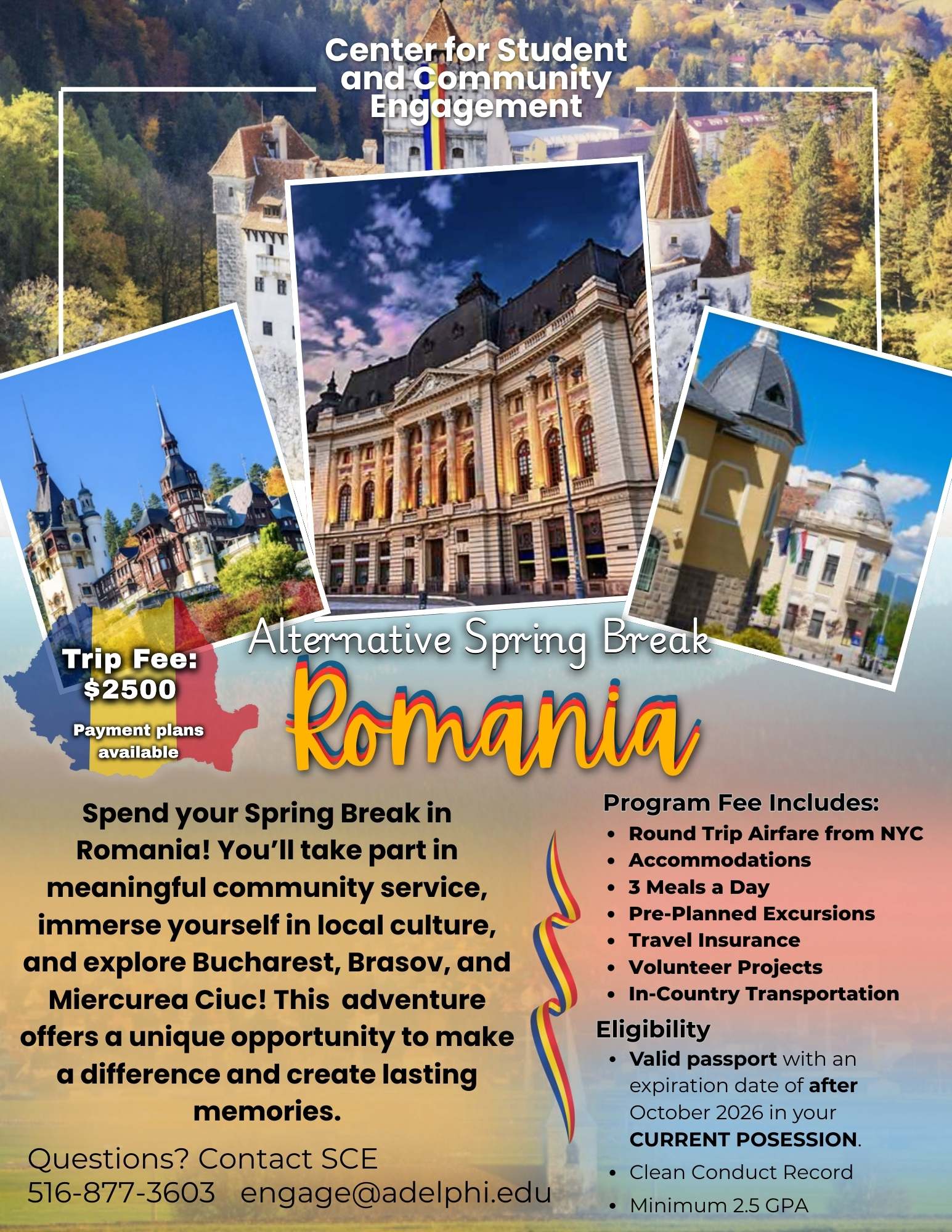 Adelphi - Alternative Spring Break: Romania