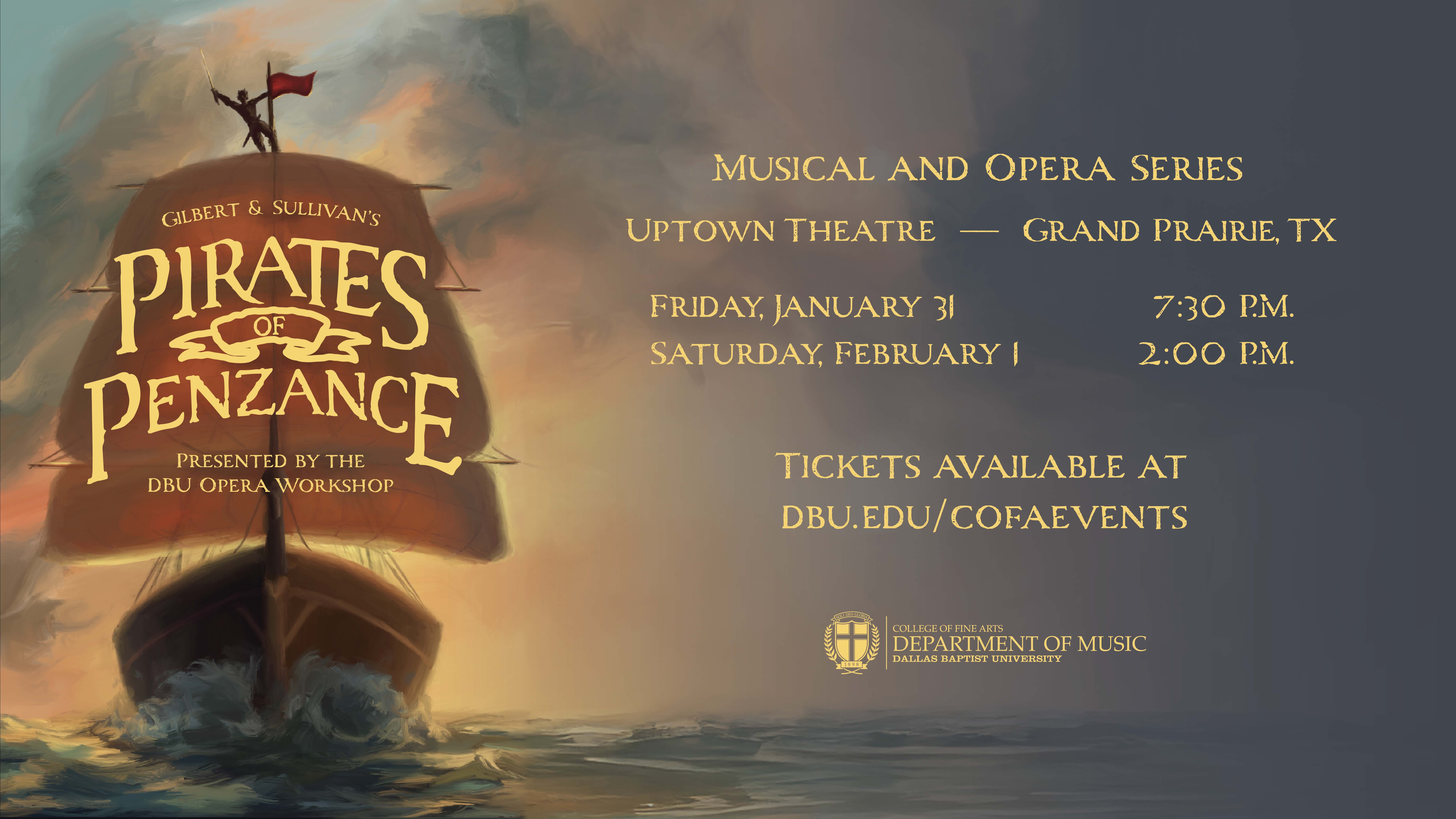 DBU Music Opera "Gilbert & Sullivan's Pirates of Penzance