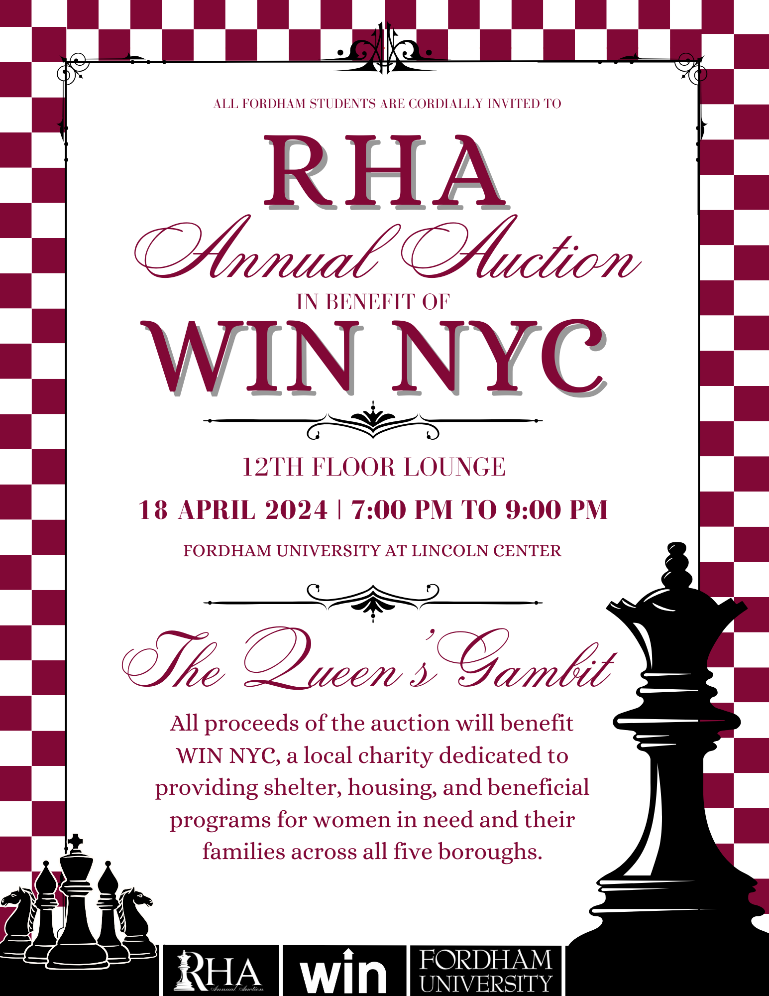Fordham University | Ticketing - RHA LC Annual Auction 2024