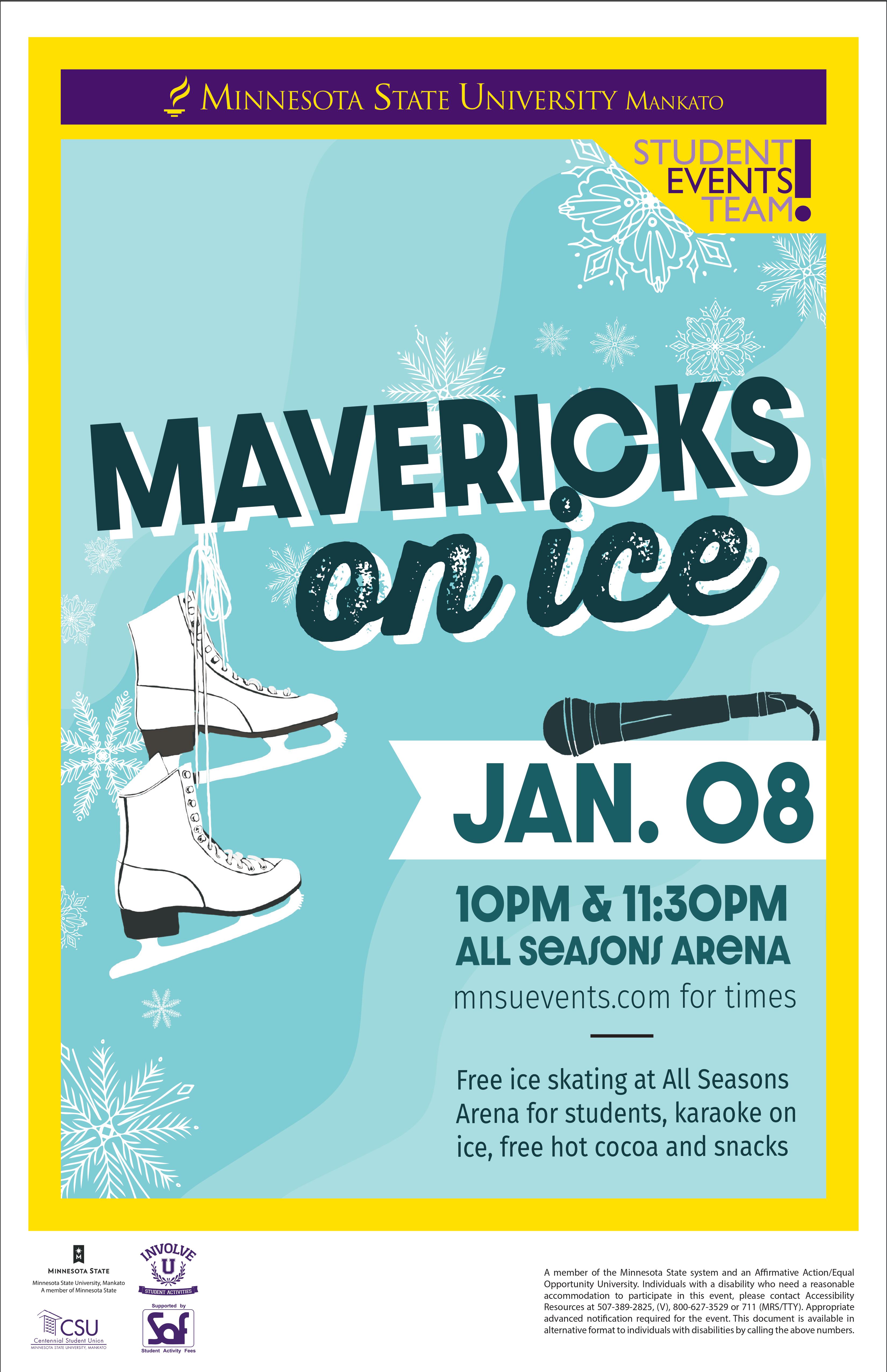 Minnesota State University, Mankato Ticketing Mavericks on Ice